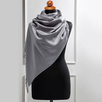 Πασμίνα Μονόχρωμη Αιγαίον Grey